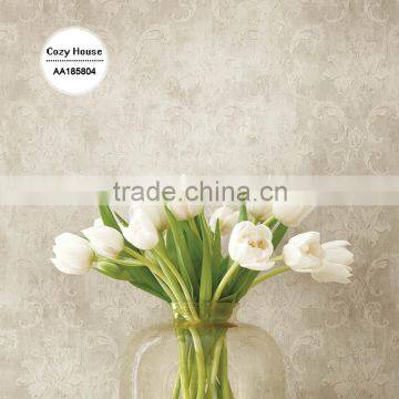 on trend printing paper wallpaper, retro damask wall mural for household , sound-absorbing wall decor shop