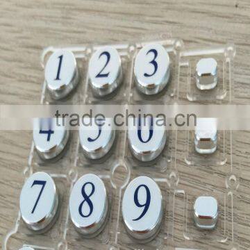 injection molding parts plastic telephone button