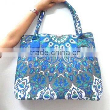 Indian Cotton Designer Mandala Bag Ethnic Tote Bag Large Shopping Purse