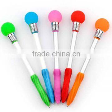 Novelty top selling bulb shape ball pen with led light,pen light bulb,led pen light                        
                                                Quality Choice