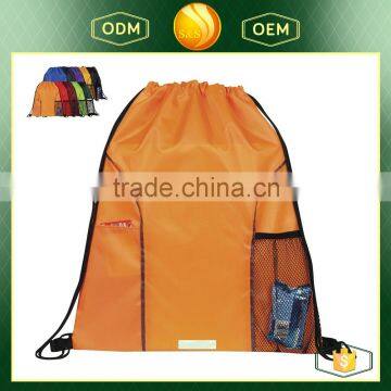 Foldablel Nylon Large Capacity Water Resistant Drawsting Backpack photo-4