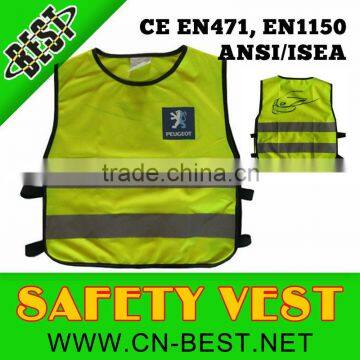 EN1150 Fluorescent Children Reflective Safety Vest