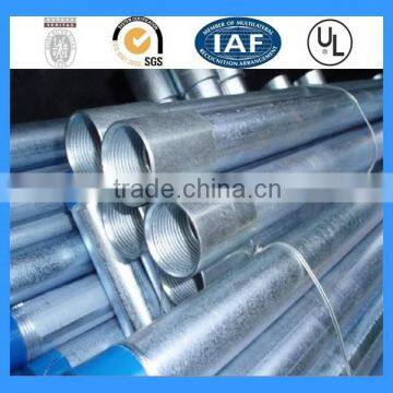 BS1387 hot dipped galvanized steel tubes for structure