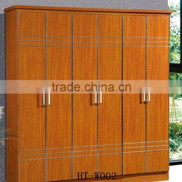 bedroom furniture 6 door wardrobe/4 door wardrobe/bedroom wardrobe design in sliding door