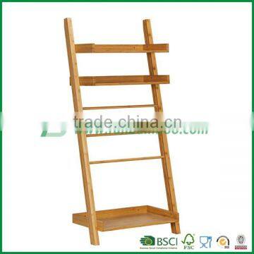 Bamboo bathroom rack with tray