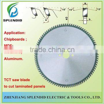 TCT Saw Blade for cutting laminated panels