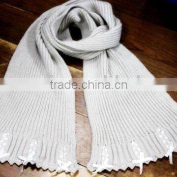 fashion lady acrylic jacquard scarf