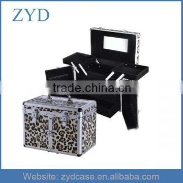 Aluminum Leopard Print Cosmetic Drawer Case (ZYD-C5)