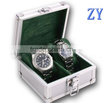 aluminum packaging watch case gift watch box for two pcs