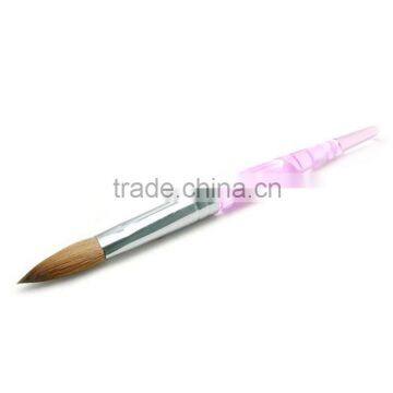 Kolinsky hair resin handle Nail art Brush