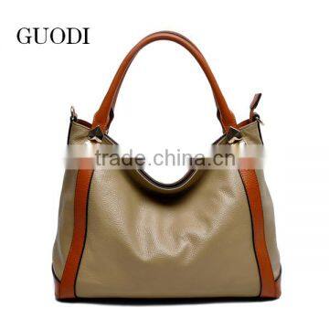 2015 hot sell unique lady genuine leather handbags