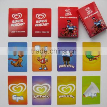 Manufacturer Paper Educational Memory Card Game For Kids