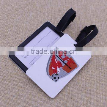 Wholesale standard size pvc hotel luggage tag