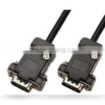 DB 9 male to male assembly type Optional gold and nickel plating DVI cable made in china