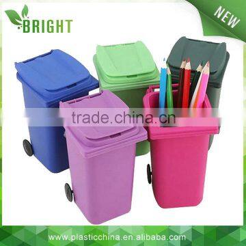 HOT fancy desktop mini plastic children trash can