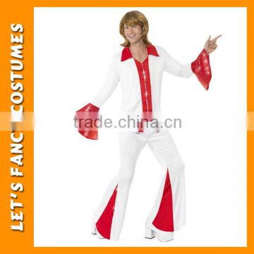 mens white Disco suit costume PGMC1018