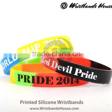 Printed silicone bracelets | silicone printed bands | Customized printed silicone bracelet