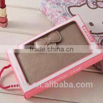 Top Grade Lovely Leather Case With Wallet Style Leather Case For Sony z5 photo-3