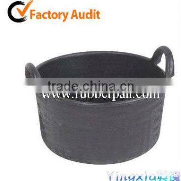 Recycled rubber bucket,cement bucket,rubber basket,Tyre rubber trough