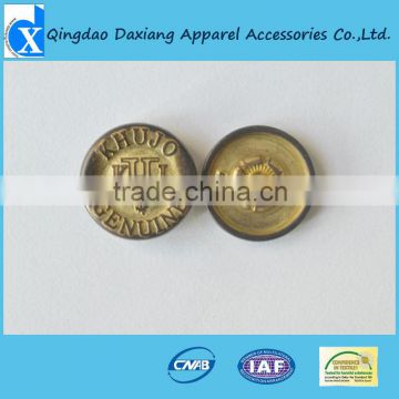 Special metal press stud button