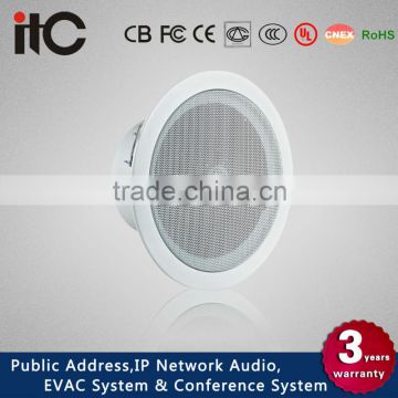 ITC VA-505A 6W 3W 5 inch Fire Alarm Used Coaxial Type Ceiling Speaker with 1.5" Tweeter