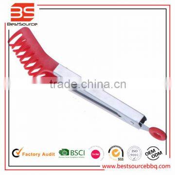 Silicone &Stainless Steel Kitchen Locking Tongs , Food Tongs,BBQ Tongs,rings tongs