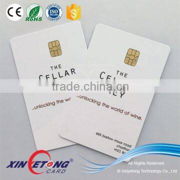 Contacting interface Smart card with SLE5542 chip