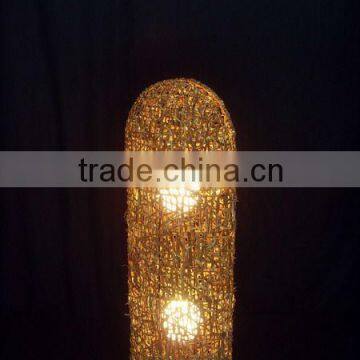 2015 Rattan wicker floor lamps/floor lights of lighting decorative