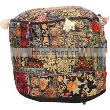 exclusive home decor vintage style round footstool ottoman