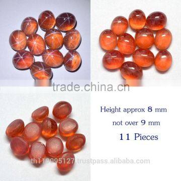 202 Ct Orange Star Sapphire 6 Rays Lab Created Stone
