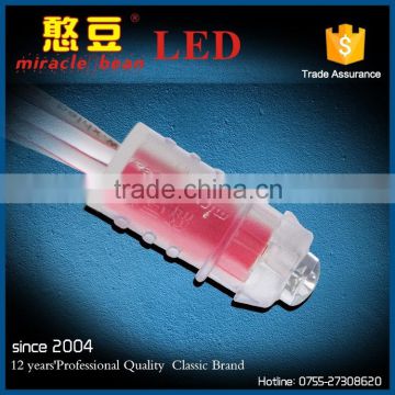 9mm single straw hat small led pixel light for led sign letter with 2years warranty