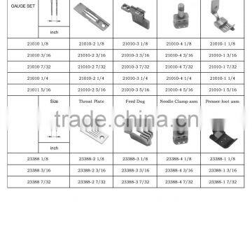 21010 gauge set for SINGER/sewing machine spare parts