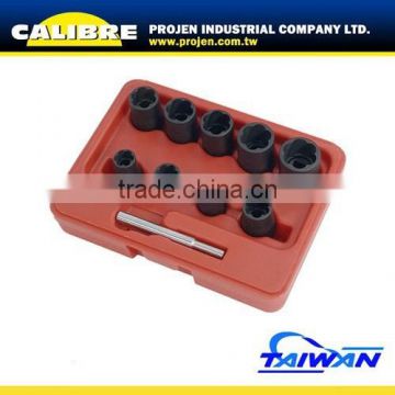 CALIBRE Auto Repair 10pc CRMO 3/8 in Twist Socket Set