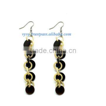 Buffalo horn jewelry, buffalo horn earrings VVE-163