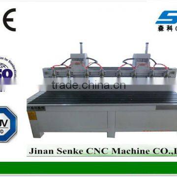 promotion price automatic machine with multi heads for engraving/cutting/milling/drilling for wood router