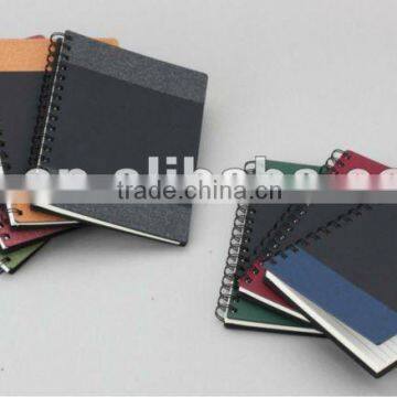 2012 New style notebook with spiral and elastic band closure