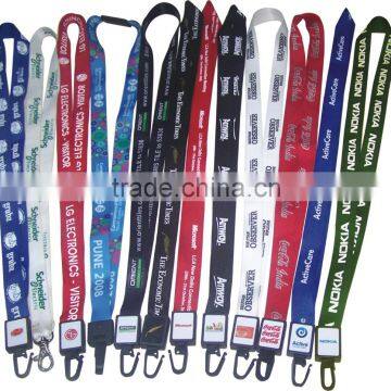 promotional lanyard with bulldog clip