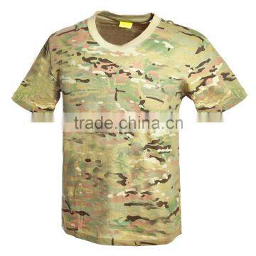 Wholesale fashion military camo print t shirts