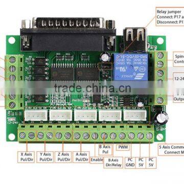 CNC 5 Axis Breakout Board For Stepper Driver Controller Mach3 for DIY Project photo-3