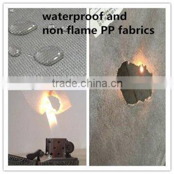 Fire protection Non flame pp non woven fabrics