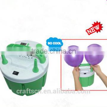 Electric balloon pump producing cold air blast