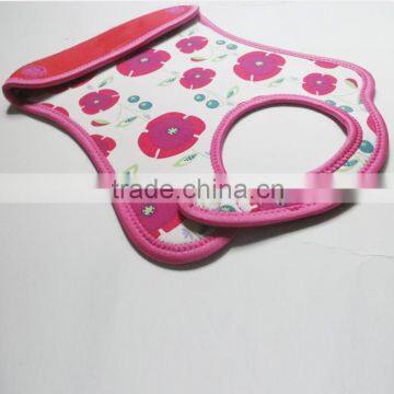 Cartoon Printing Neoprene baby bibs cotton Baby bibs Kids Pinafore