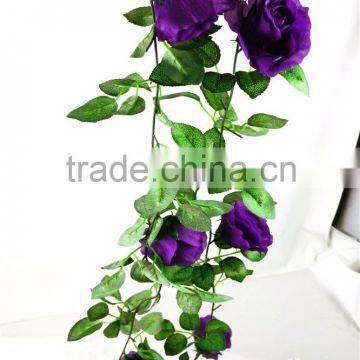 Chinese factory price wholesale artificial ivy vine plastic vine fake vine with led light for party decoration