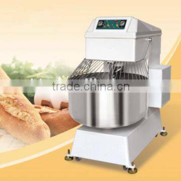 Double-action two-speed dough mixer