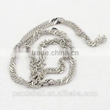 316 Stainless Steel Singapore Chain, Jewellery Chain(CHS-K001-09)