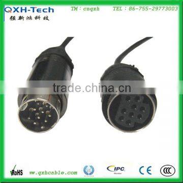 DIN 9 pin Cable for Medical equipment