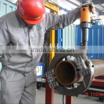 ORBITAL PIPE BEVELING MACHINE;PORTABLE PIPE BEVELING MACHINE;MOVABLE PIPE BEVELING MACHINE;PIPE BEVELER