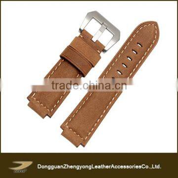 Hot sale high quality replaceable genuine leather strap for watchs