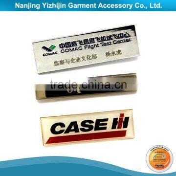 New Design Fashion Slim Metal Patch in China Manufacture