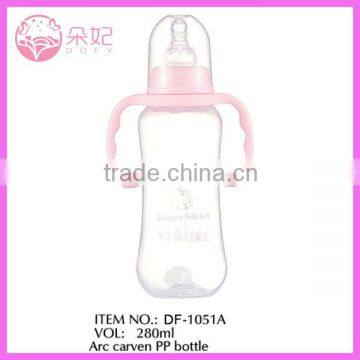 2015 hot selling baby drinking bottle without straw